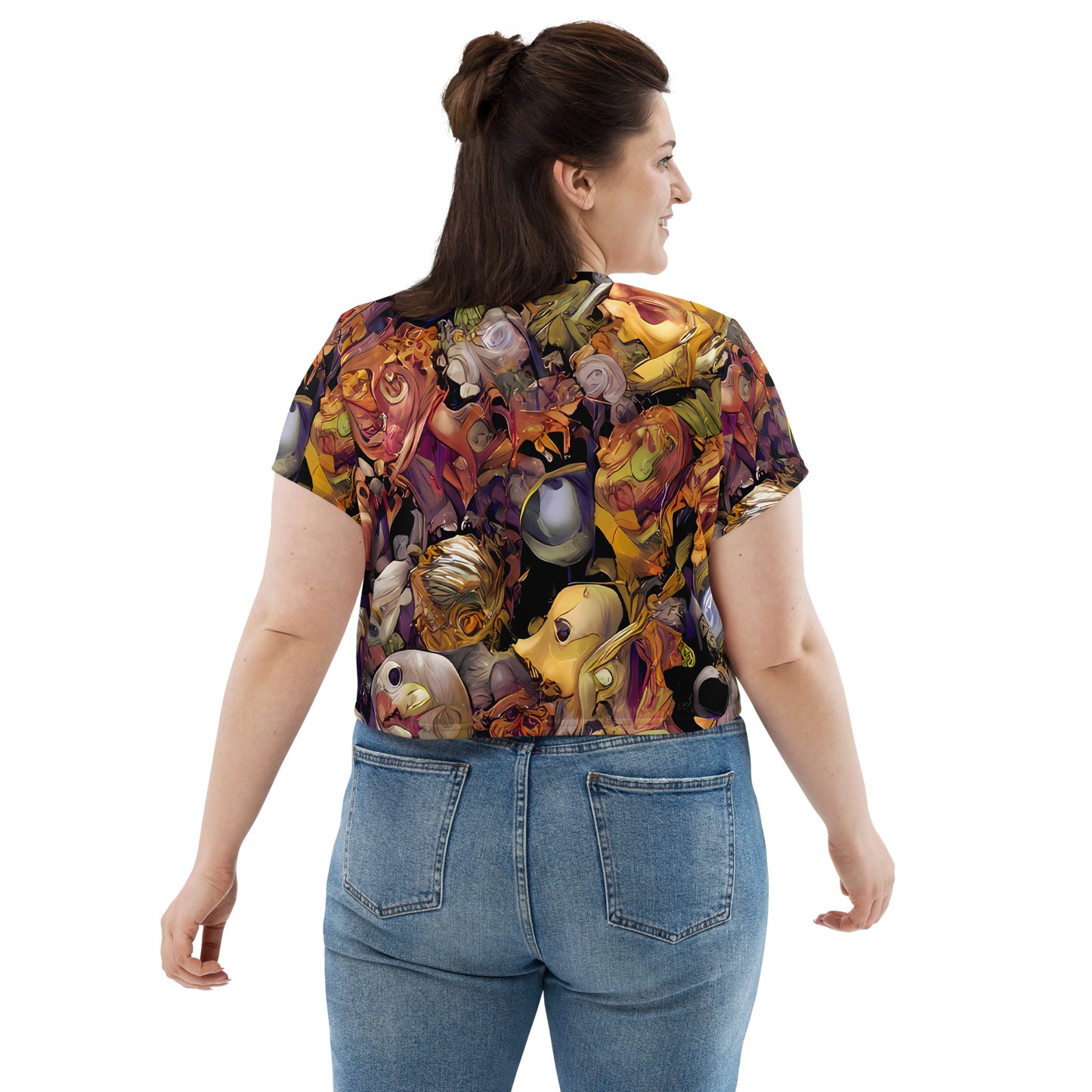 Women's Crop Tee - Arcimboldo Abundance