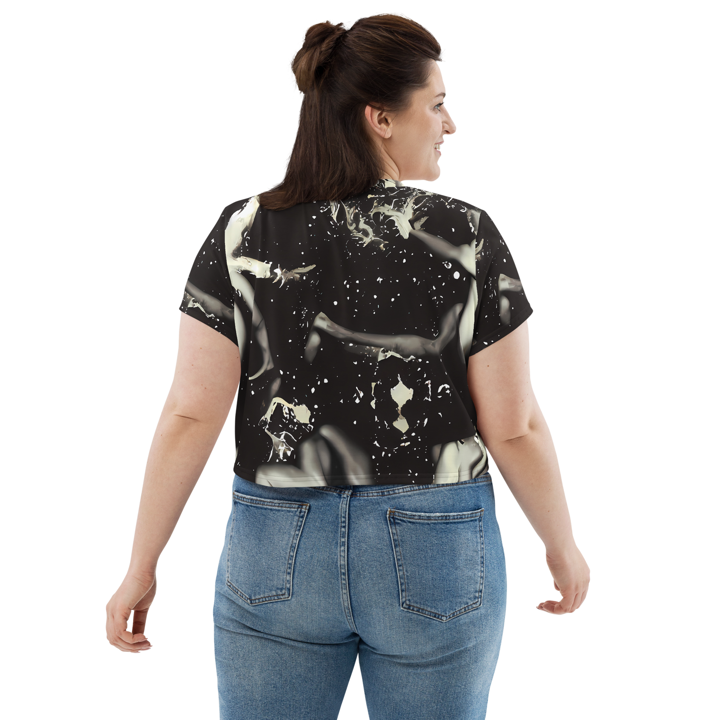 Women's Crop Tee - Newton's Silhouette