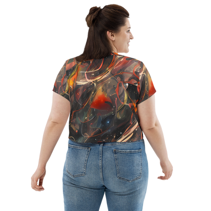 Women's Crop Tee - Temporal Vortex