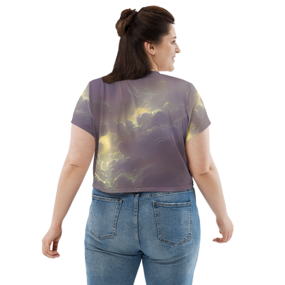 Women's Crop Tee - Stormy Muse