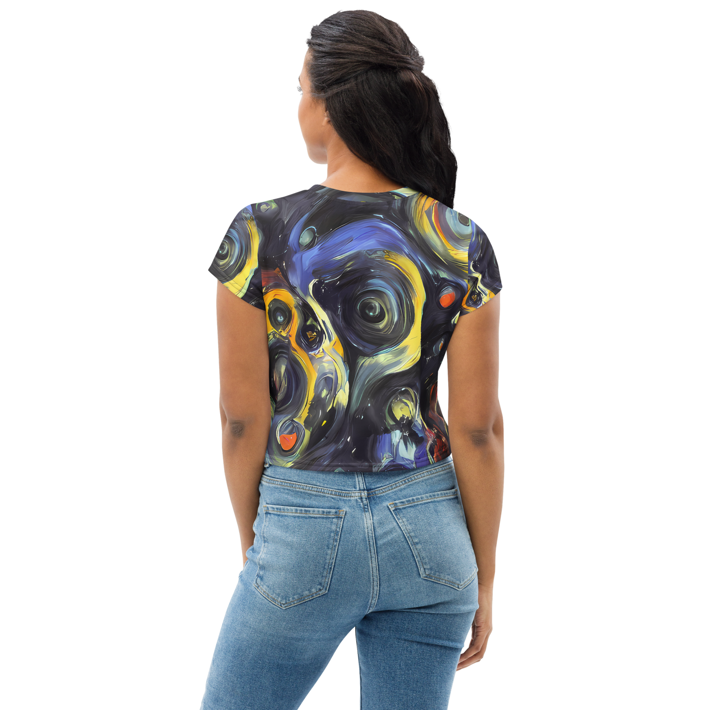 Women's Crop Tee - Corinthian Swirl