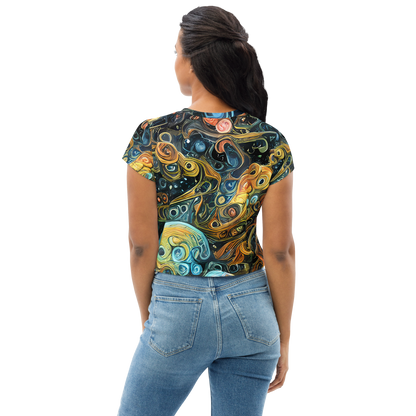 Women's Crop Tee - Wild Cosmos