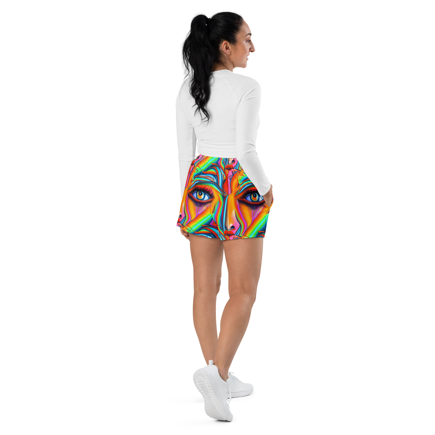 Women’s Athletic Shorts - Kaleidovisions