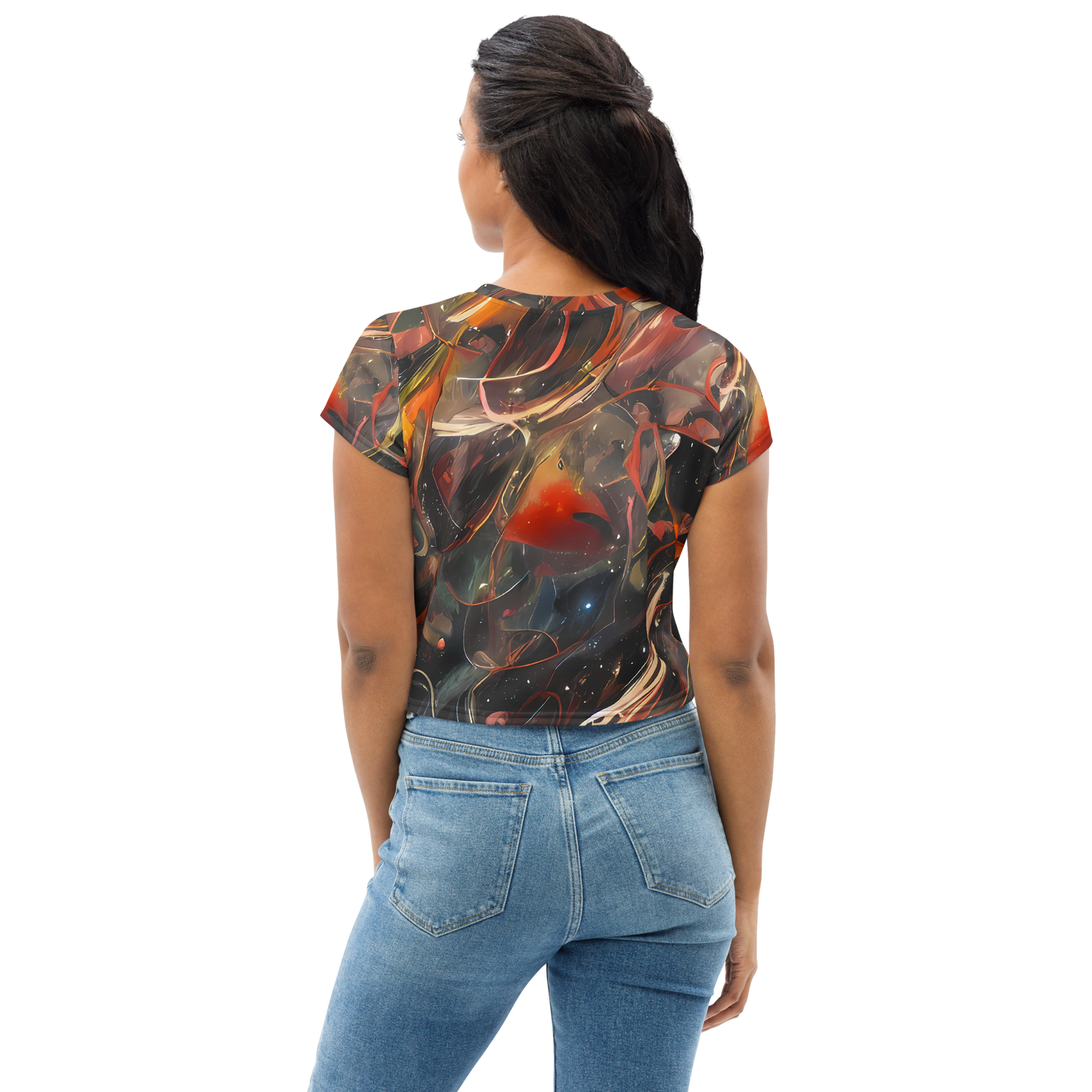 Women's Crop Tee - Temporal Vortex