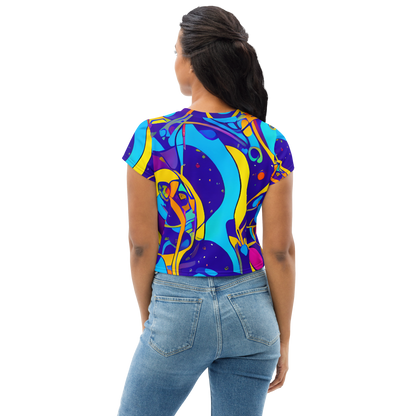 Women's Crop Tee - Spectral Tangle