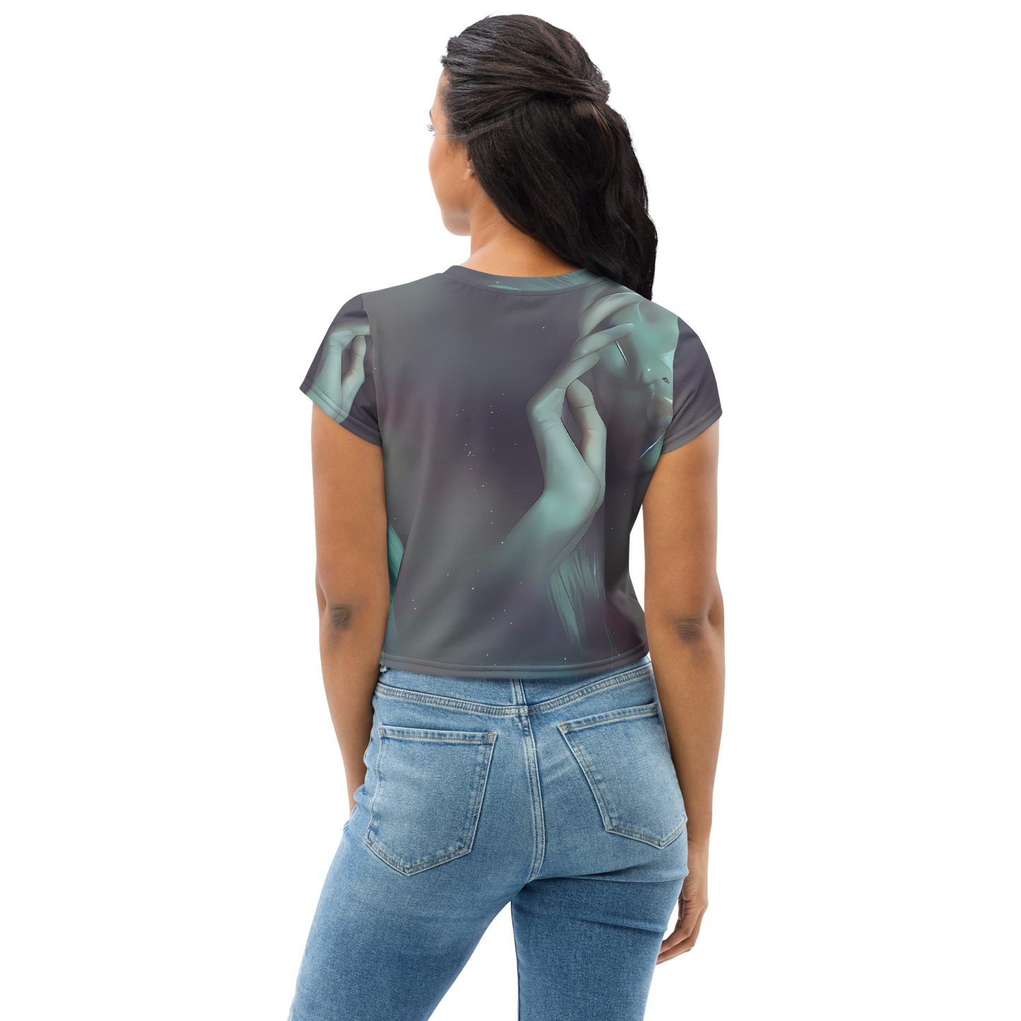 Women's Crop Tee - Surreal Dreams