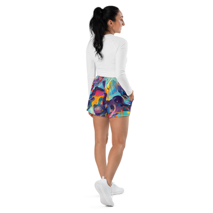 Women’s Athletic Shorts - Whimsical Fusion