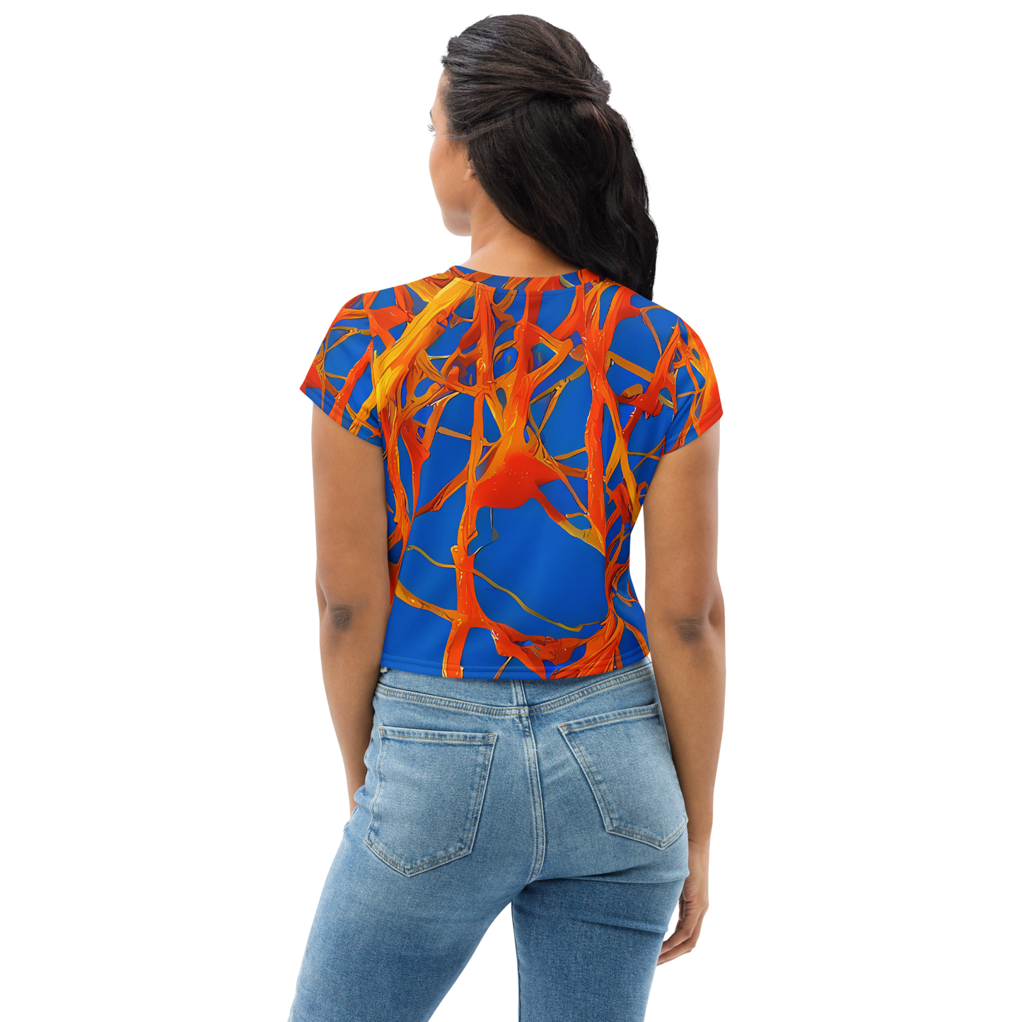 Women's Crop Tee - Vivid Plexus