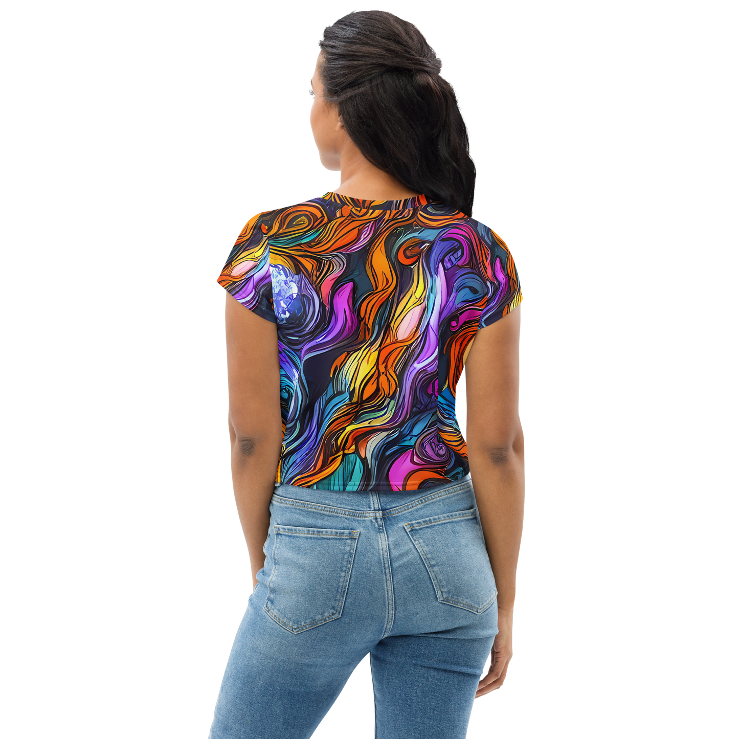 Women's Crop Tee - Guiard's Whirl