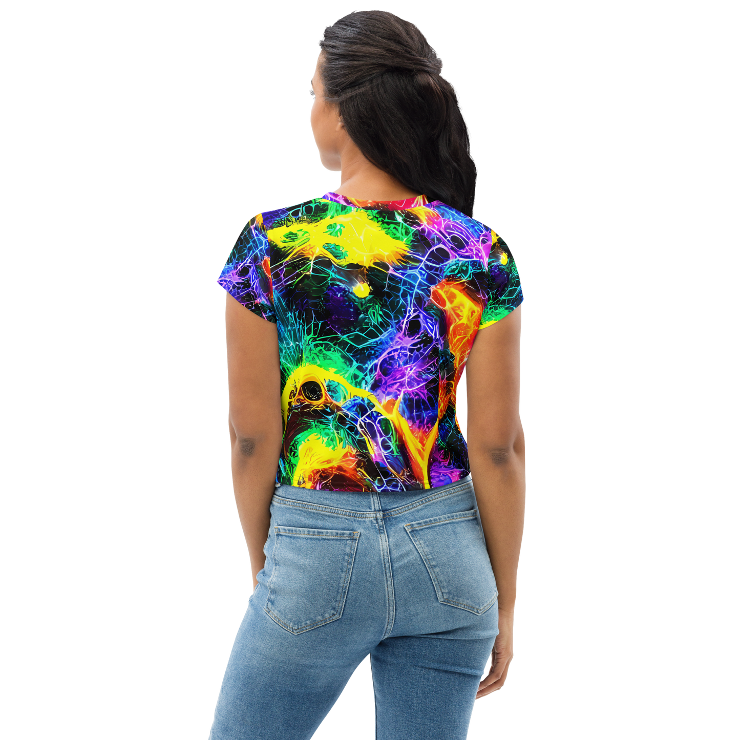 Women's Crop Tee - Vivid Veil