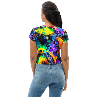 Women's Crop Tee - Vivid Veil