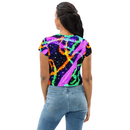 Women's Crop Tee - Enckell's Nebula