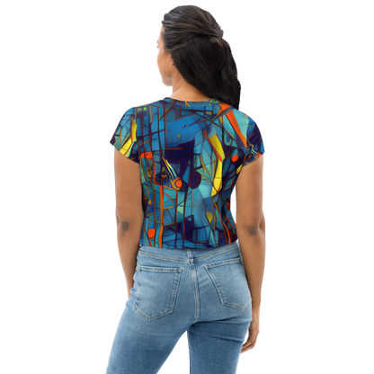 Women's Crop Tee - Abstract Eddy