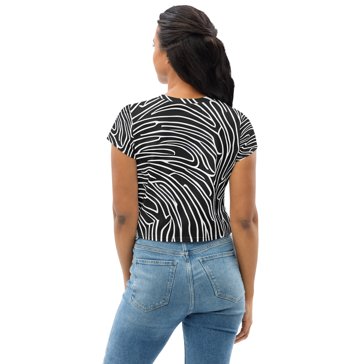 Women's Crop Tee - Acconci Waves