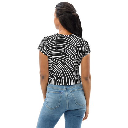 Women's Crop Tee - Acconci Waves