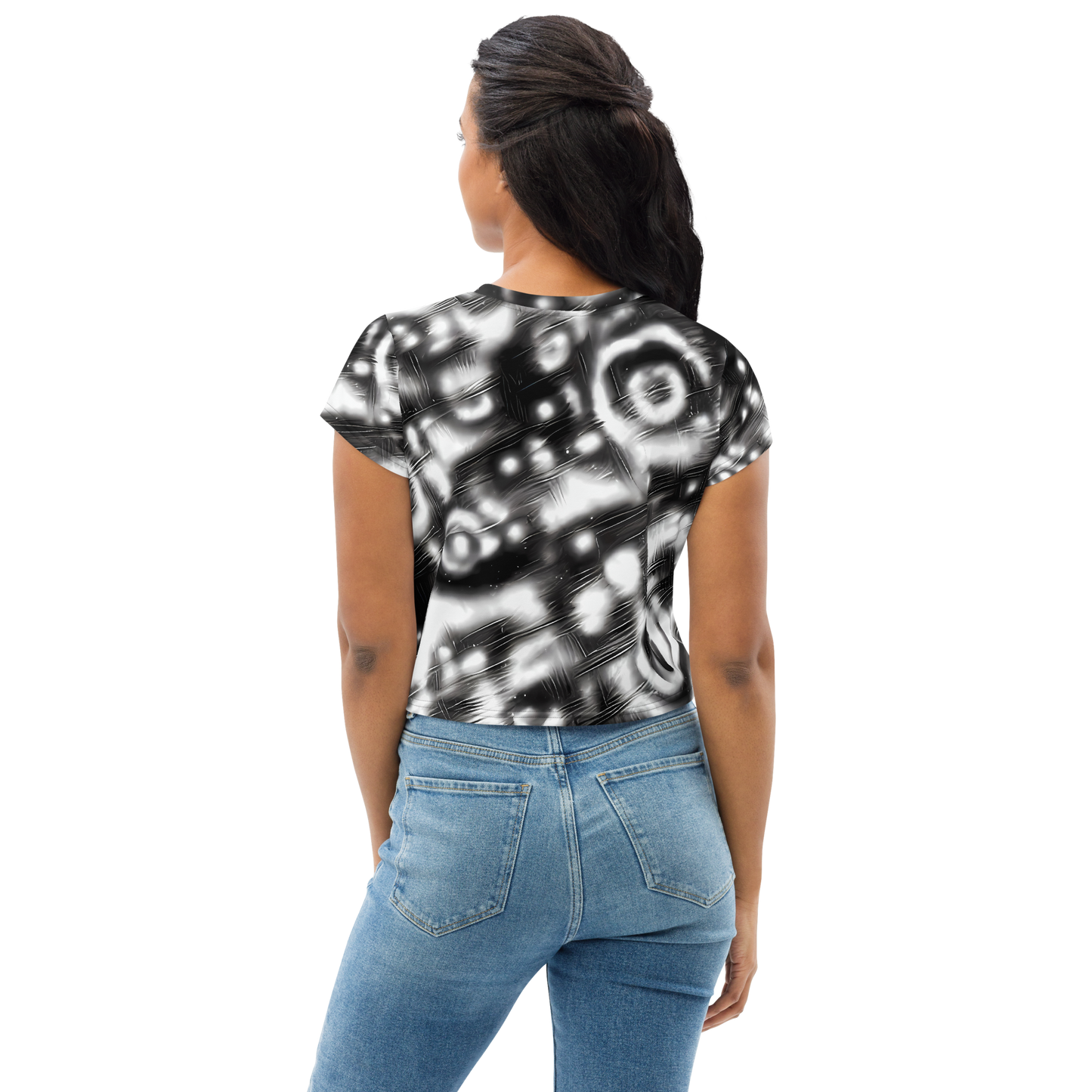 Women's Crop Tee - Bernhard Swirl
