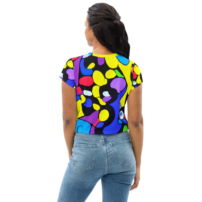 Women's Crop Tee - Miró's Mosaic