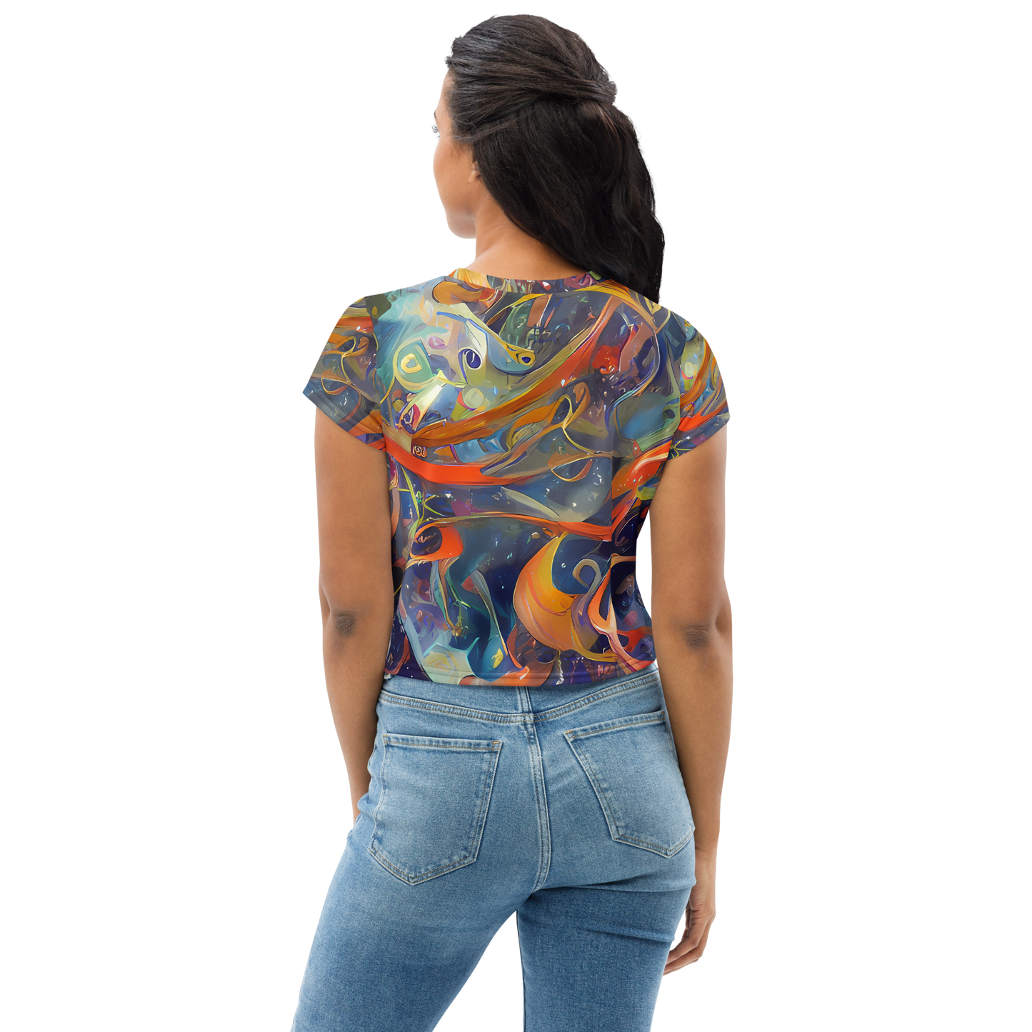 Women's Crop Tee - Spectral Swathe