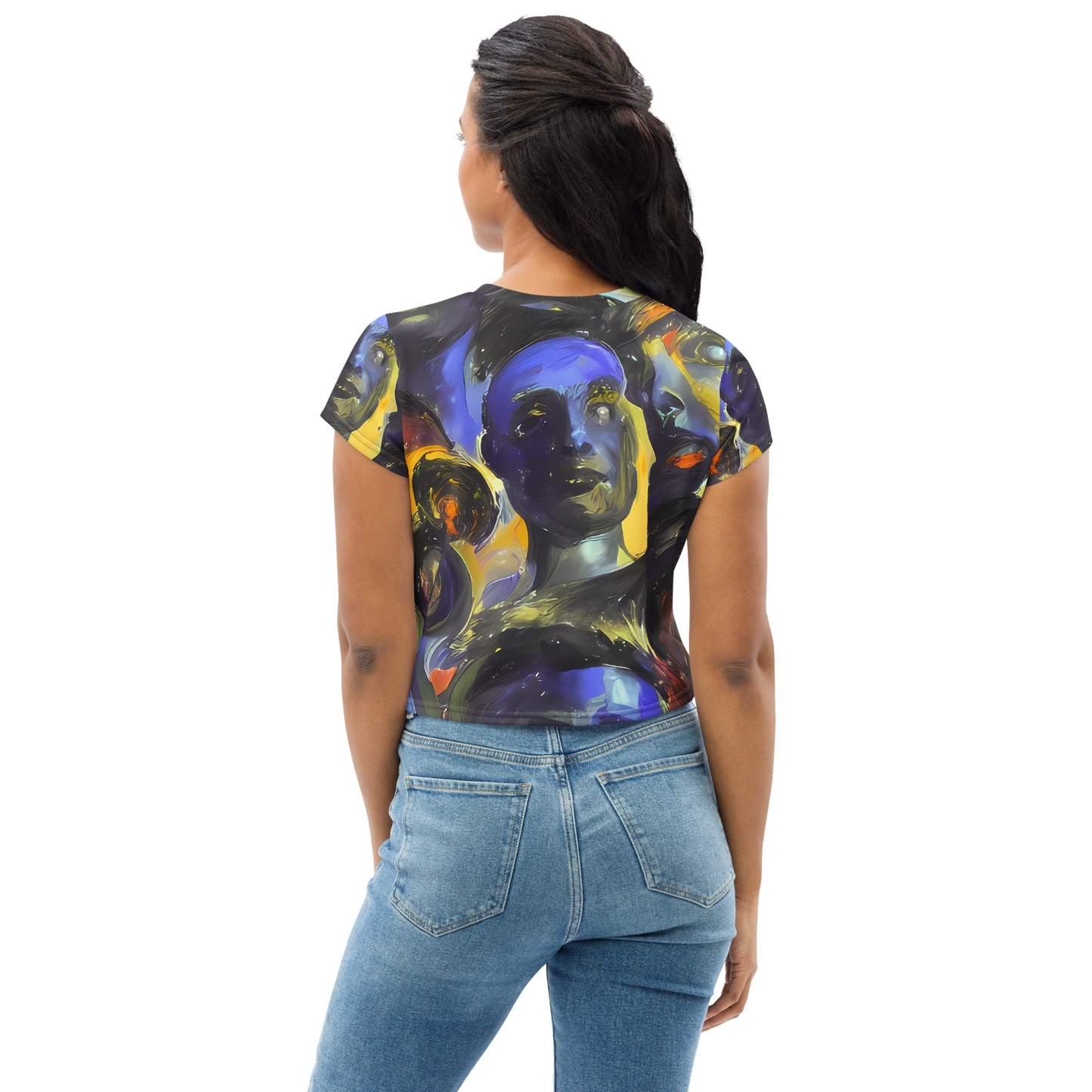 Women's Crop Tee - Corinthian Gaze