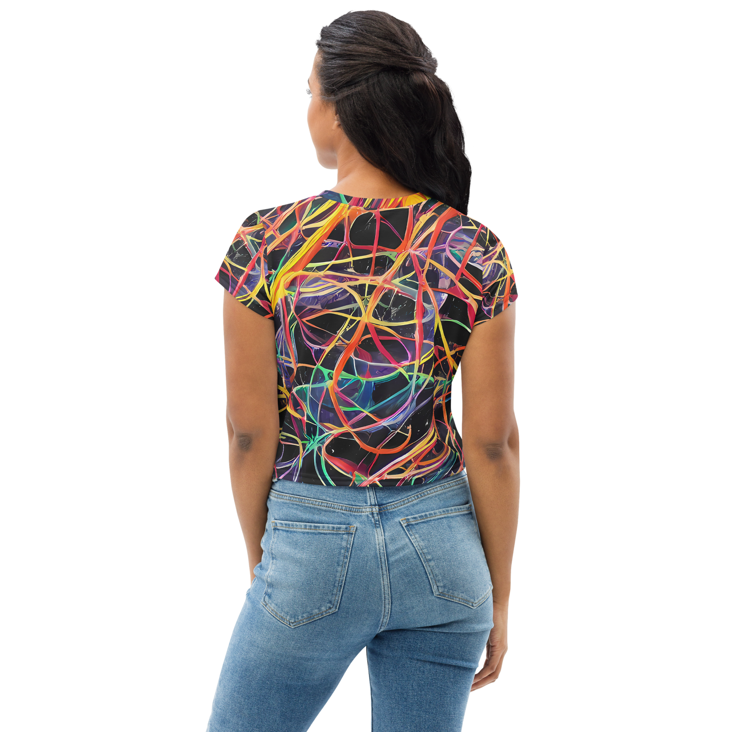 Women's Crop Tee - Acconci Twirl