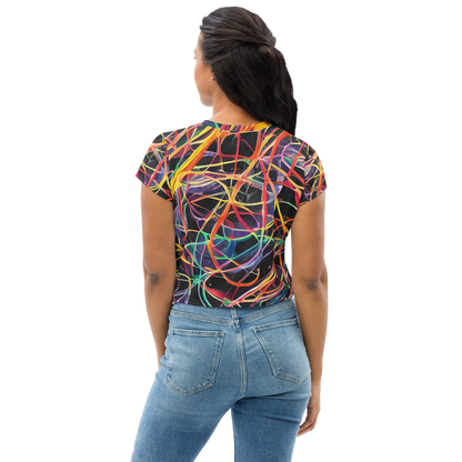 Women's Crop Tee - Acconci Twirl