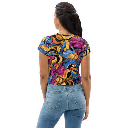 Women's Crop Tee - Bosschaert Whorls