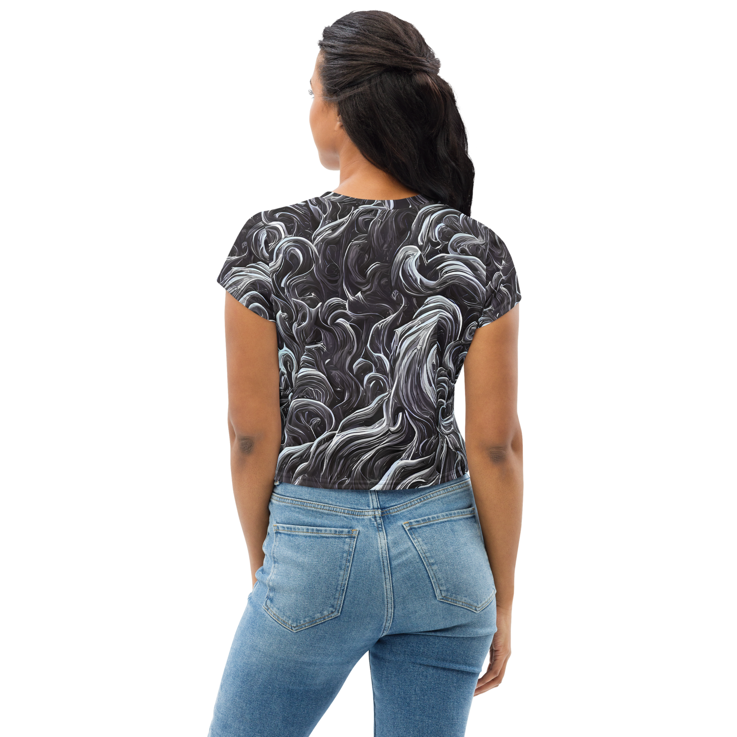 Women's Crop Tee - Savrasov Swirls