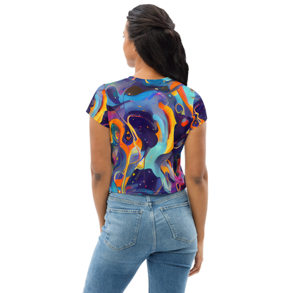 Women's Crop Tee - Whimsical Fusion