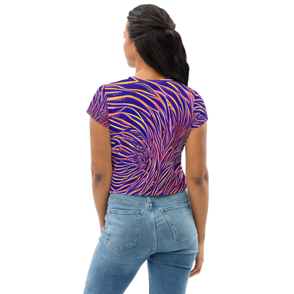 Women's Crop Tee - Vortex Strands