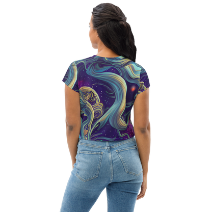 Women's Crop Tee - Stellar Waves