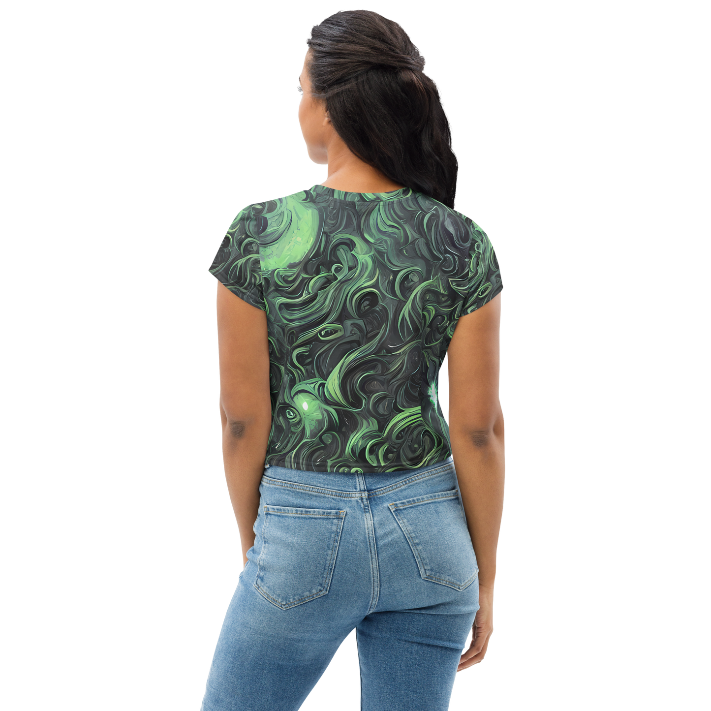 Women's Crop Tee - Savrasov Swirls