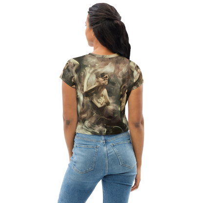 Women's Crop Tee - Ceramic Swirl