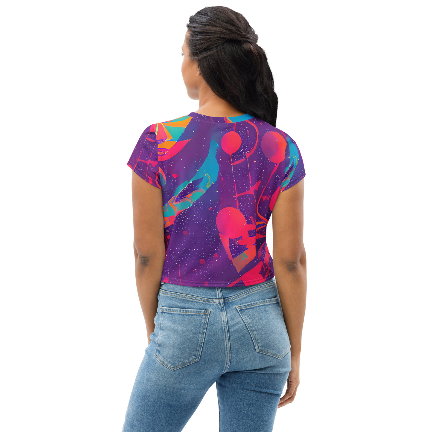 Women's Crop Tee - Spheric Rhapsody