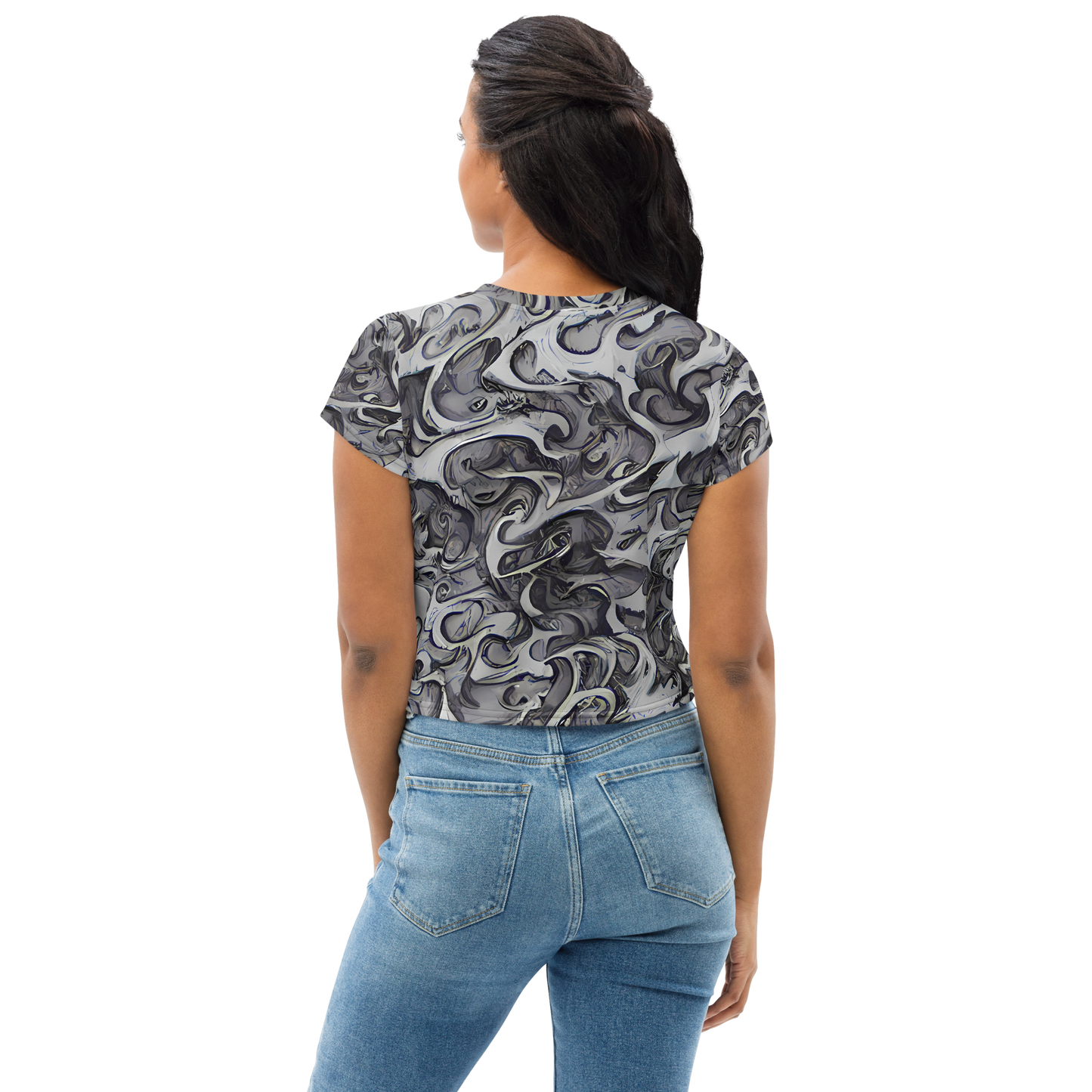 Women's Crop Tee - Mashburn Swirls