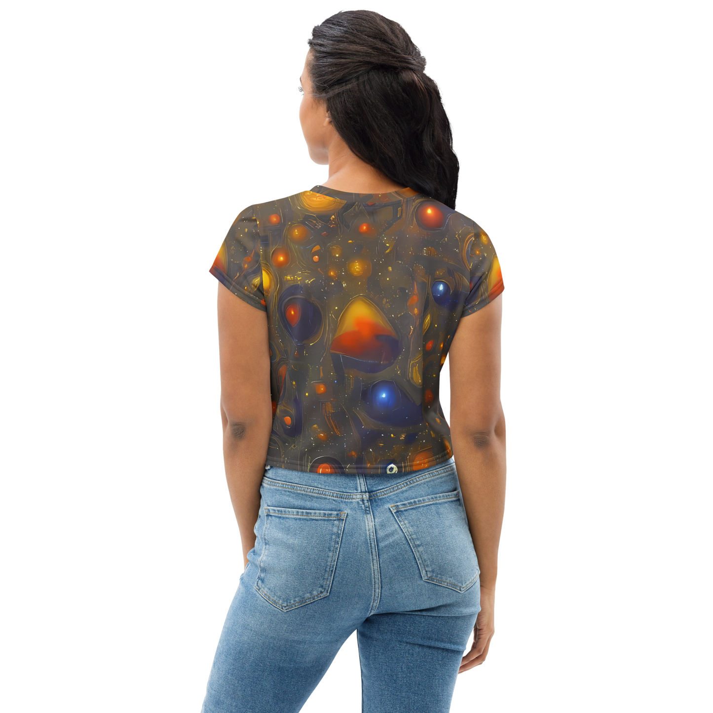 Women's Crop Tee - Chromal Flux