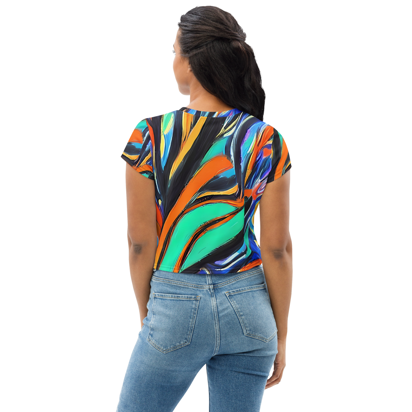 Women's Crop Tee - Carr's Whirl