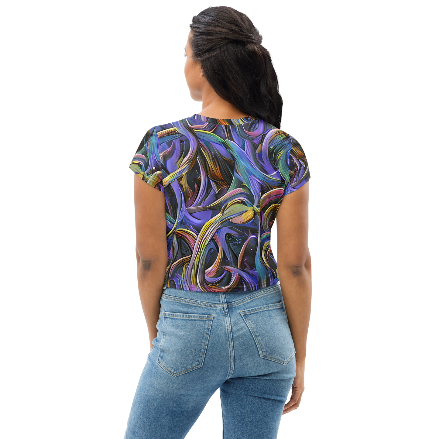 Women's Crop Tee - Tanning Twirl