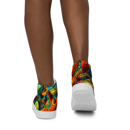 Women's High Top Canvas Shoes - Duncanson Dream