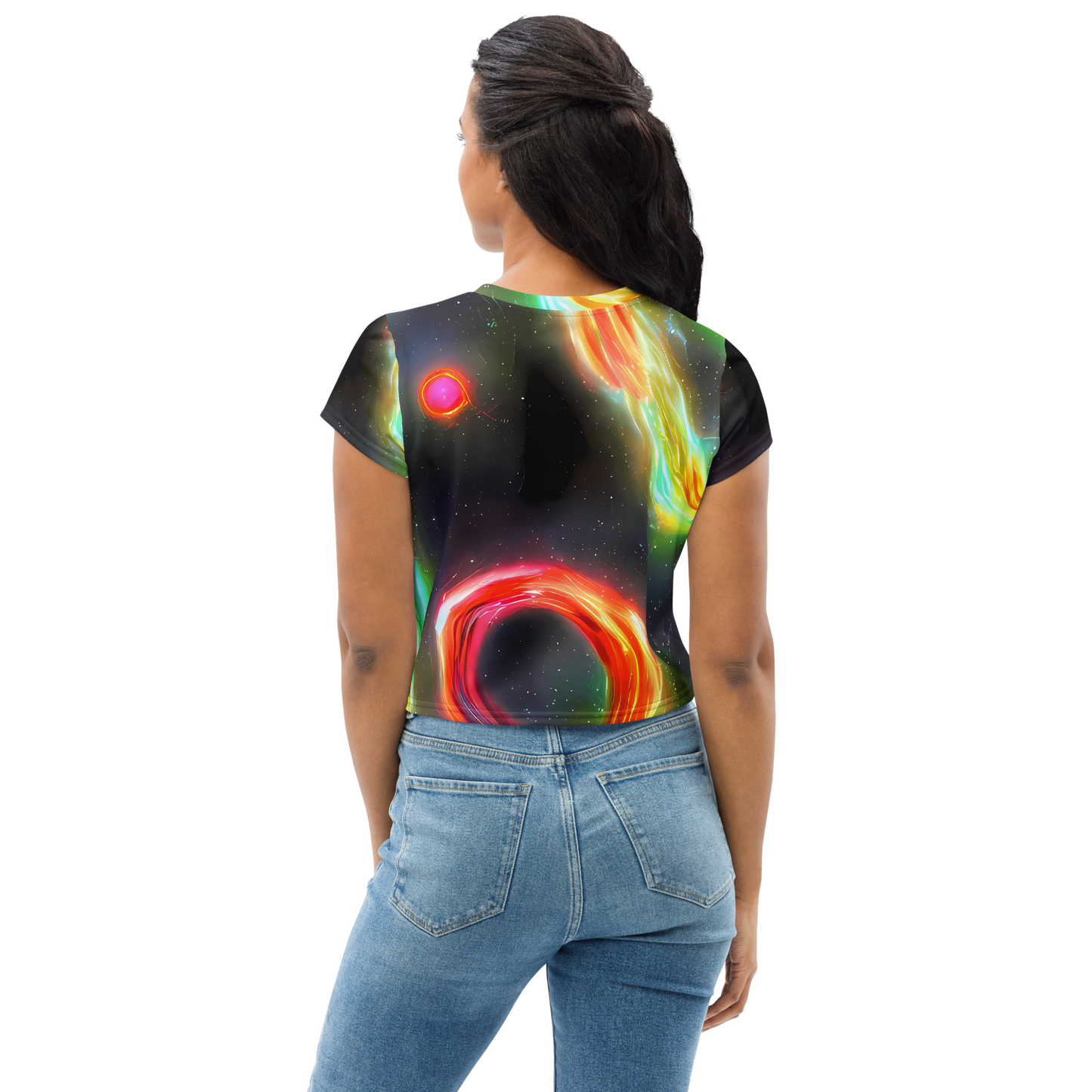 Women's Crop Tee - Sherwood Swirl