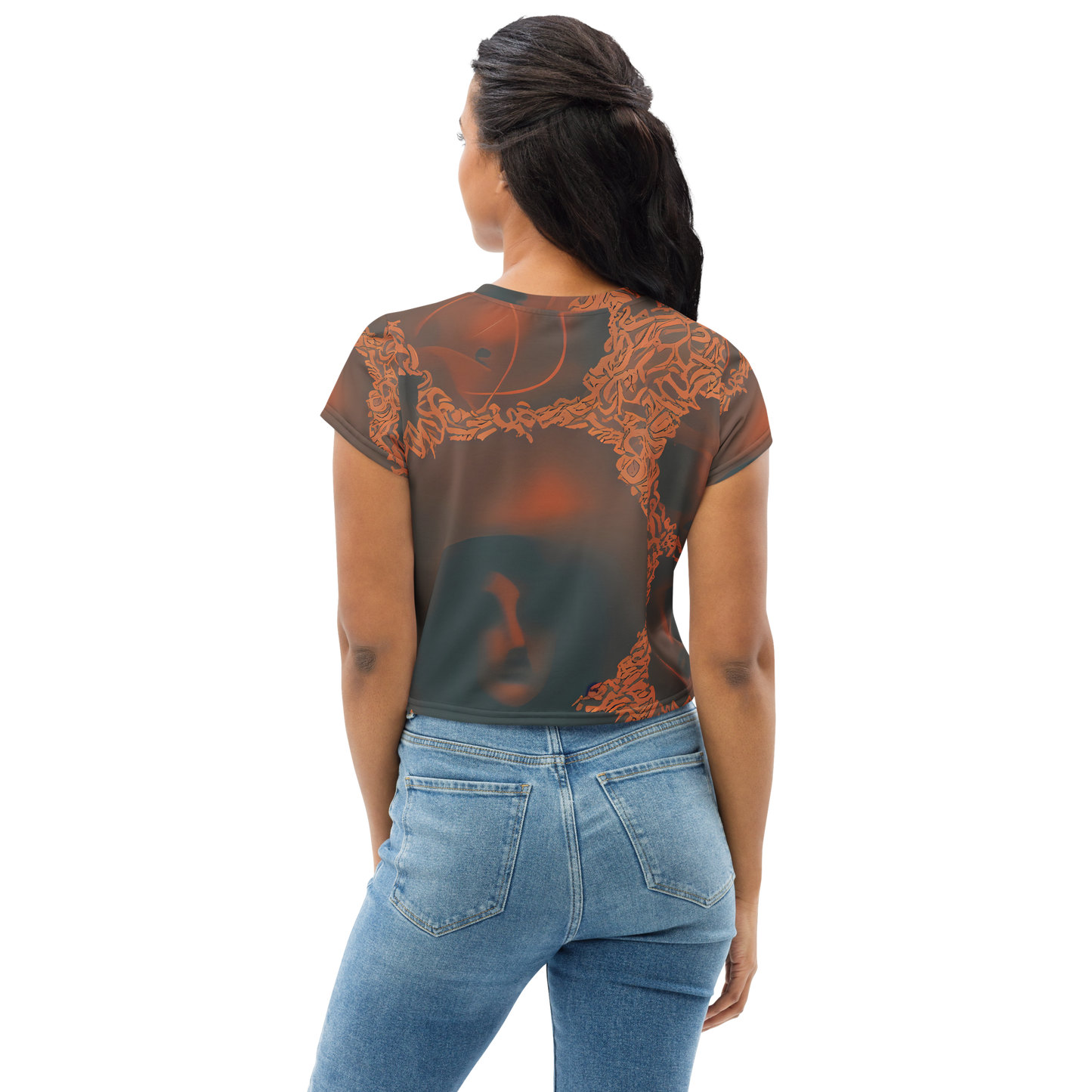 Women's Crop Tee - Chimeric Visage