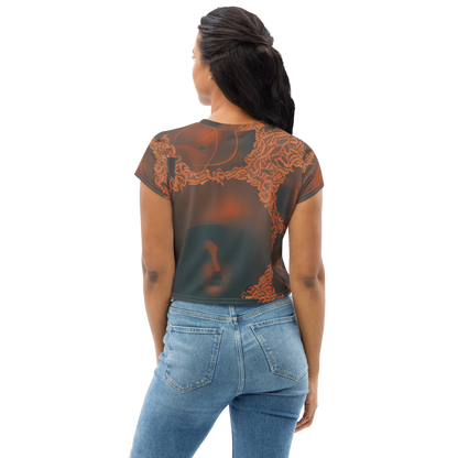 Women's Crop Tee - Chimeric Visage