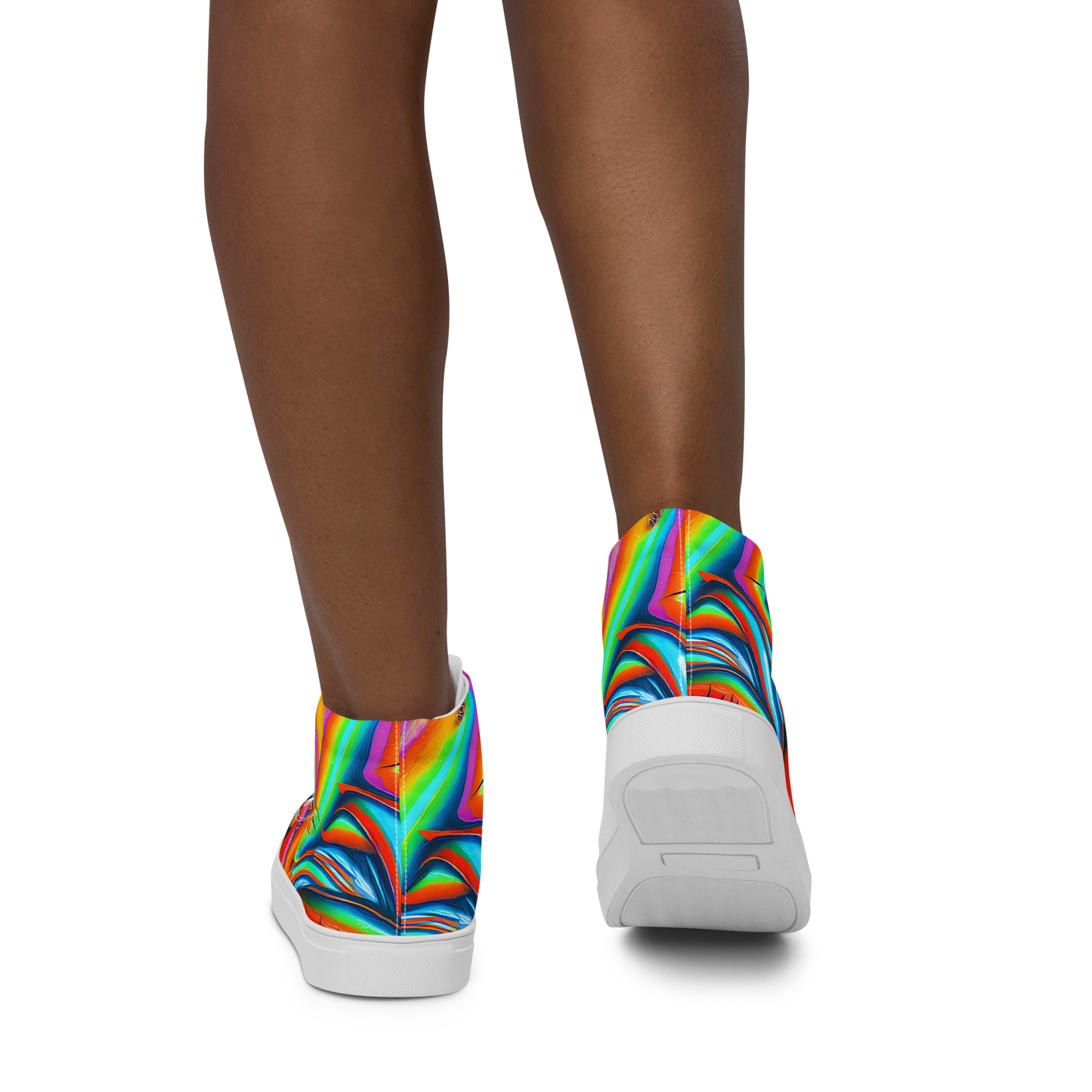 Women's High Top Canvas Shoes - Kaleidovisions
