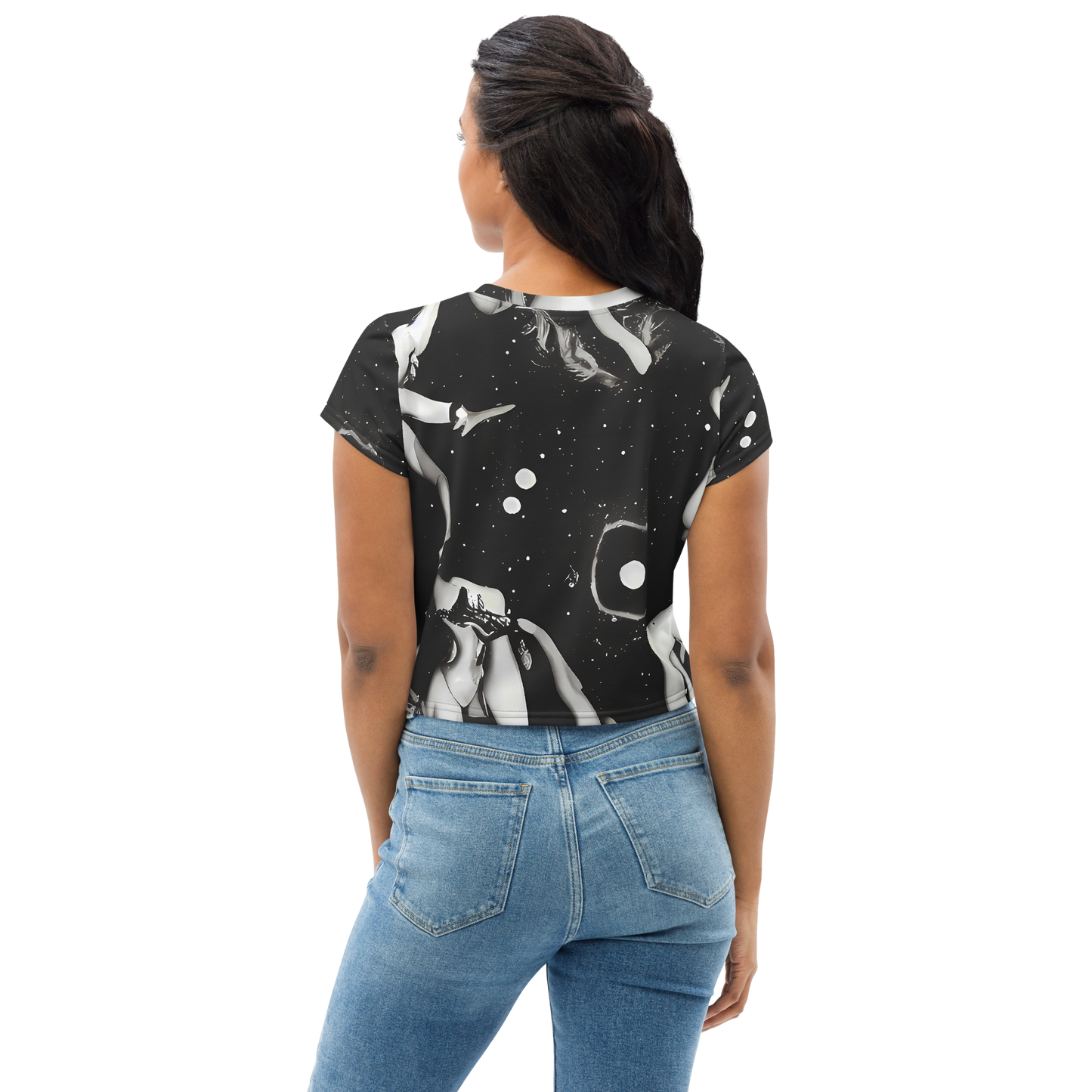 Women's Crop Tee - Galactic Vogue