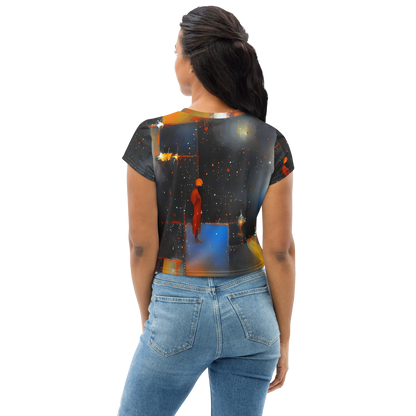 Women's Crop Tee - Monet's Matrix