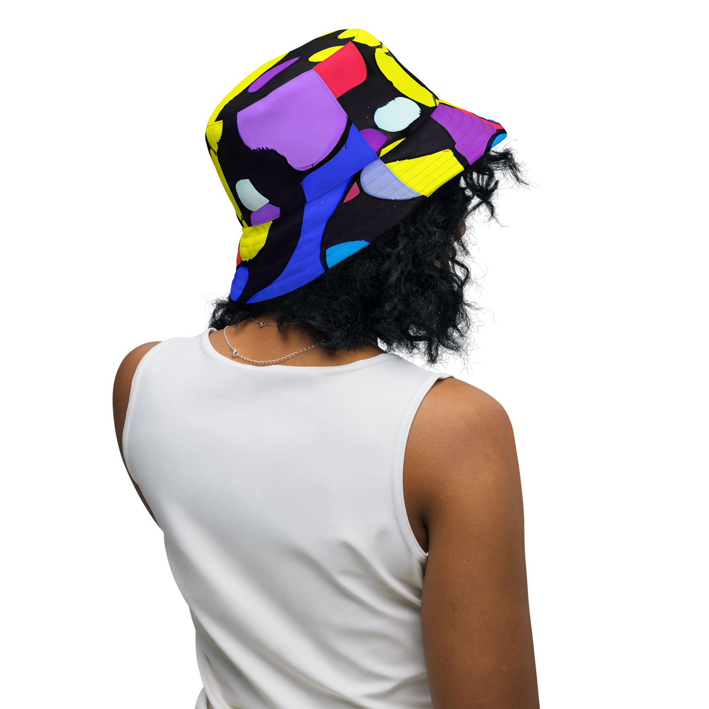 Reversible Bucket Hat - Miró's Mosaic