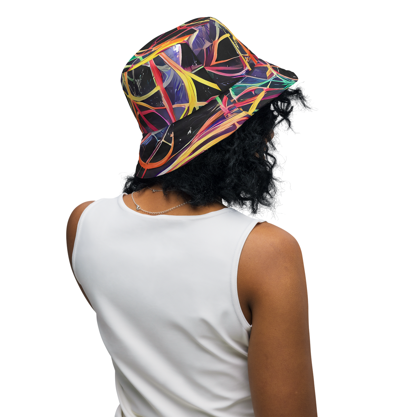 Reversible Bucket Hat - Acconci Twirl