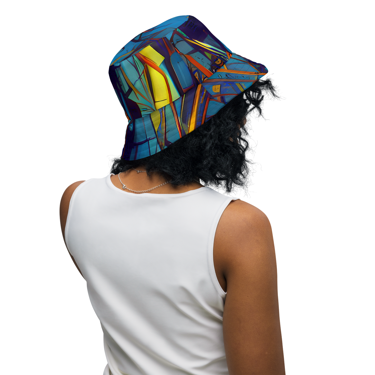 Reversible Bucket Hat - Abstract Eddy