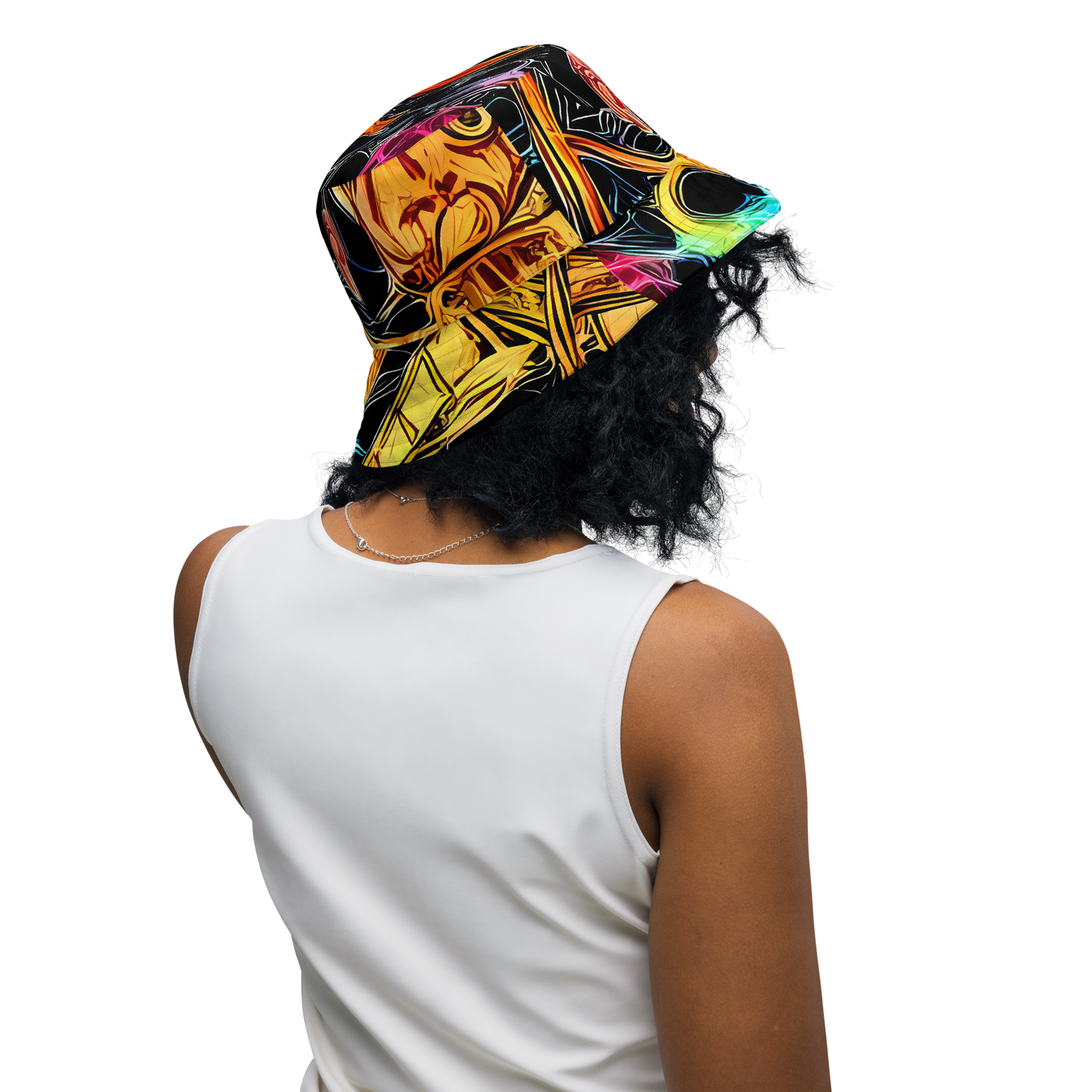 Reversible Bucket Hat - Psychedelic Pulsar
