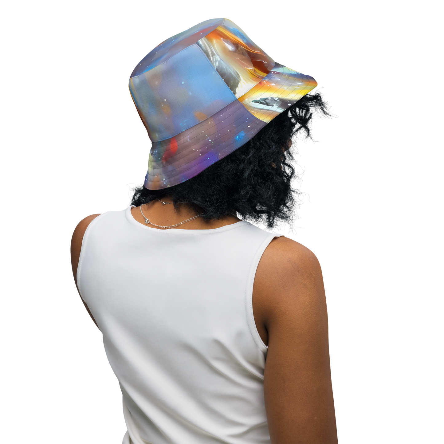 Reversible Bucket Hat - Impressionist Drift