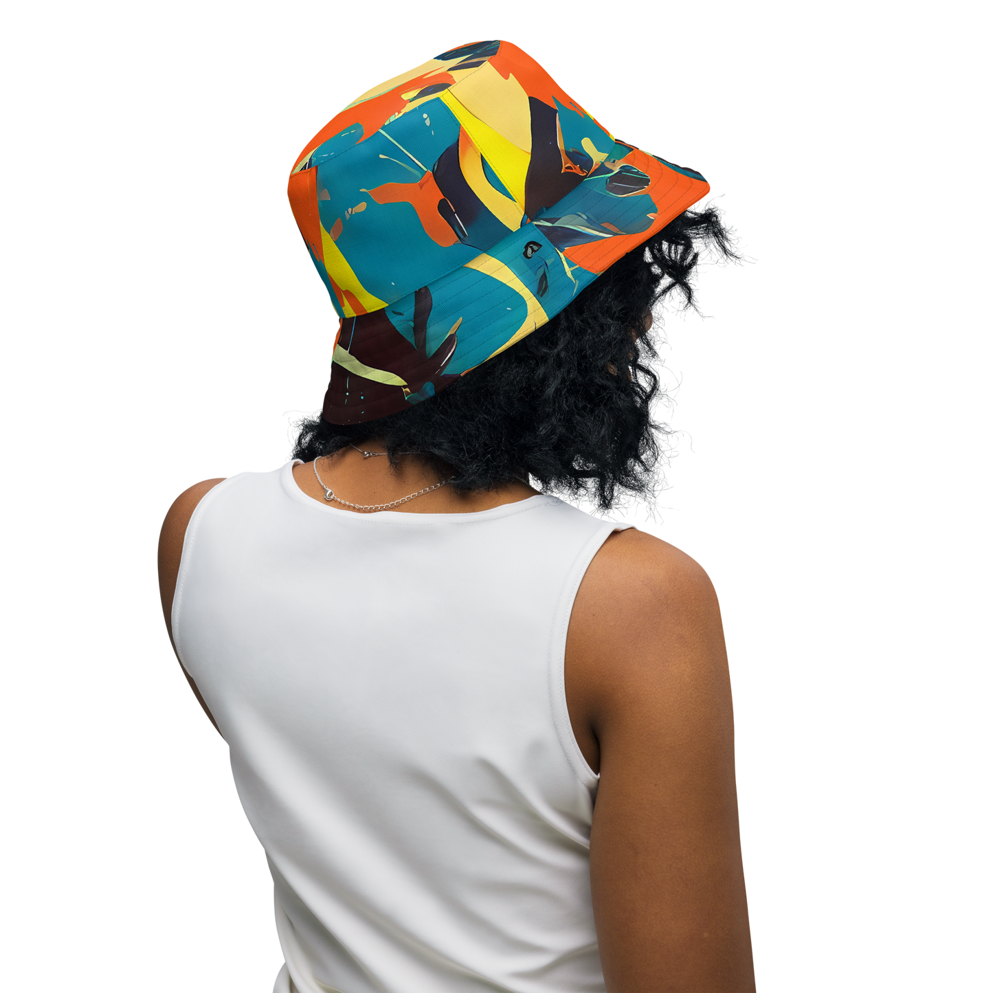 Reversible Bucket Hat - Abstract Tango